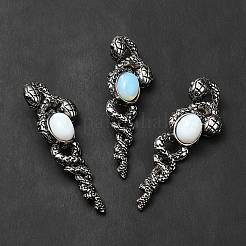 Natural & Synthetic Mixed Gemstone Big Pendants&nbsp;G-B033-06AS