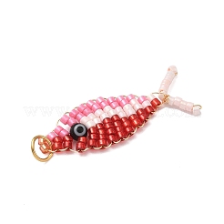 Glass Seed Beads Pendants&nbsp;PALLOY-MZ00908