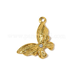 304 Stainless Steel Rhinestone Pendants&nbsp;STAS-OY009-98G