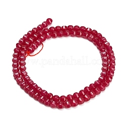 Lab Grown Red Corundum Beads Strands&nbsp;GG-CBAC488-04A