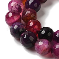 Dyed & Heated Natural Dragon Veins Agate Beads Strands&nbsp;G-P539-A01-09
