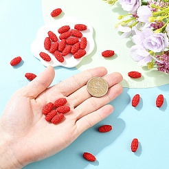 30Pcs Carved Cinnabar Beads&nbsp;CARL-YW0001-01