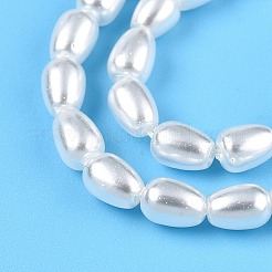 Transparent Spray Painted Glass Beads Strands&nbsp;GLAA-N001-26