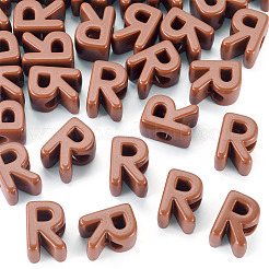 Opaque Acrylic European Beads&nbsp;OACR-TAC0019-006R