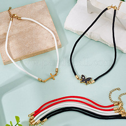 6Pcs 3 Colors 3MM Round Nylon Twisted Cord Necklace Making&nbsp;AJEW-TA00059