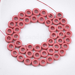Spray Painted Non-magnetic Synthetic Hematite Beads Strands&nbsp;G-T116-20A-12