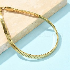 304 Stainless Steel Snake Chain Bracelets for Women&nbsp;LS-BJEW-U019-04G-02
