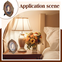 Resin with Glass Photo Frame Stand&nbsp;AJEW-WH0314-485