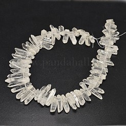 Nuggets Natural Quartz Crystal Beads Strands&nbsp;G-F289-26