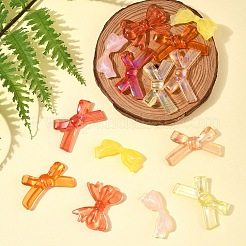 70Pcs 7 Styles Opaque & Transparent Acrylic Beads&nbsp;TACR-FS0001-59