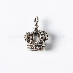 Tibetan Style Alloy Crown Pendants&nbsp;LS-TIBEP-S120-AS-NR