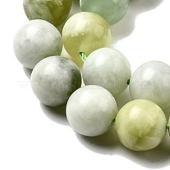 Natural New Jade Beads Strands&nbsp;G-K340-A01-12mm