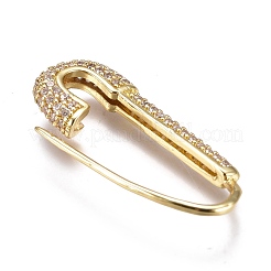 Brass Hoop Earrings&nbsp;EJEW-K085-03G