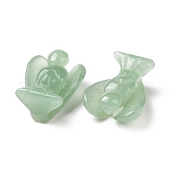 Natural Green Aventurine Angel Decor Healing Stones&nbsp;G-G864-01A-01