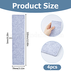 Felt Bag Bottoms Mat&nbsp;DIY-WH0750-348B