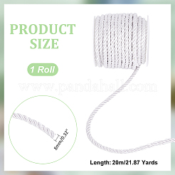 3-Ply Polyester Twisted Cord&nbsp;OCOR-WH0071-038C