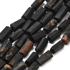Natural Black Tourmaline Beads Strands&nbsp;G-F716-01-B01