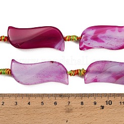 Dyed & Heated Natural Banded Agate Beads Strands&nbsp;GG-CBAB9C6-B04-01