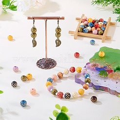 60Pcs Wood Beads&nbsp;WOOD-TA0002-79C