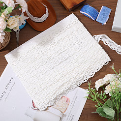 1Bundle Hollow Cotton Embroidery Flower Ribbon&nbsp;OCOR-FG0002-73B