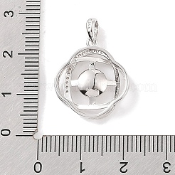925 Sterling Silver Peg Bail Pendants&nbsp;STER-B003-08P