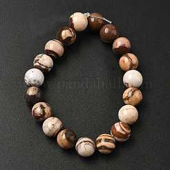 Natural Australian Agate Round Bead Strands&nbsp;G-M272-02-10mm