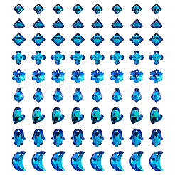 90Pcs 9 Styles Electroplated Glass Pendants&nbsp;EGLA-TA0001-14