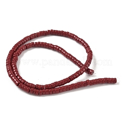 Dyed Natural Magnesite Beads Strands&nbsp;G-M448-F01-01