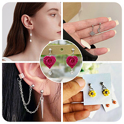 20Pcs Brass Ball Post Stud Earring Findings&nbsp;FIND-TA0011-06P
