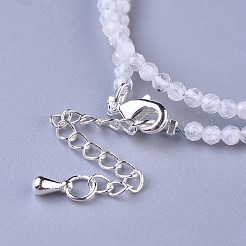 Natural Rainbow Moonstone Beaded Necklaces&nbsp;NJEW-K114-B-A11