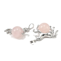 Natural Rose Quartz Pendants&nbsp;G-D102-01P-07