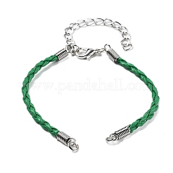 Braided PU Leather Cord Bracelet Making&nbsp;AJEW-JB00032