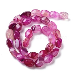 Natural Banded Agate Beads Strands&nbsp;G-G172-01K
