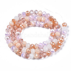 Electroplate Glass Beads Strands&nbsp;X-EGLA-N002-12I