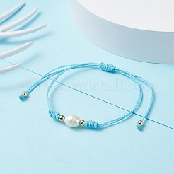 Natural Pearl Beads Bracelet&nbsp;BJEW-JB07475