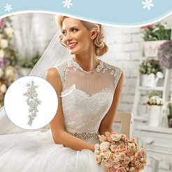 Embroidered Floral Lace Collar&nbsp;DIY-WH0308-419