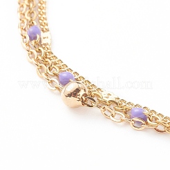 304 Stainless Steel Enamel Multi-strand Bracelets&nbsp;BJEW-JB06153
