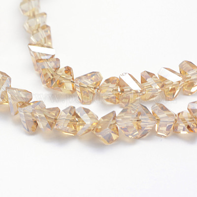 Electroplate Glass Beads Strands&nbsp;EGLA-J143-A-PL03-1