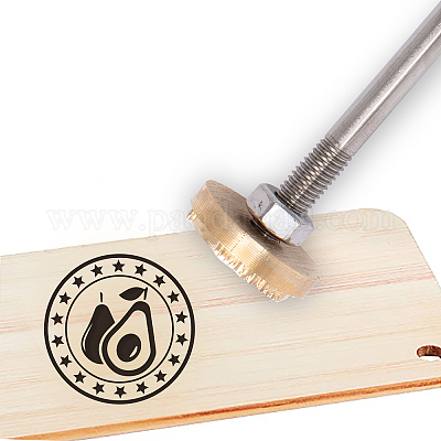 Stamping Embossing Soldering Brass with Stamp&nbsp;AJEW-WH0113-15-194-1