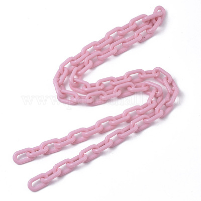 Opaque Acrylic Cable Chains&nbsp;SACR-N010-002H-1