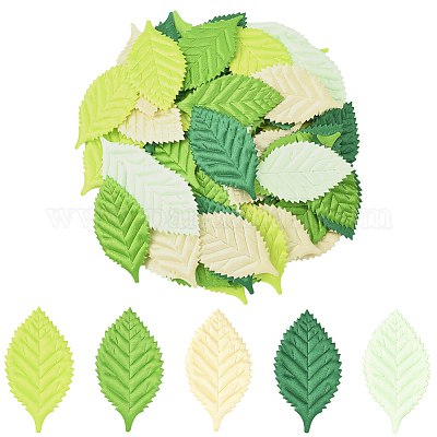200Pcs Leaf Polyester Ornament Accessories&nbsp;DIY-SP0006-22-1