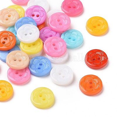 Wholesale Acrylic Sewing Buttons for Clothes Design Pandahall
