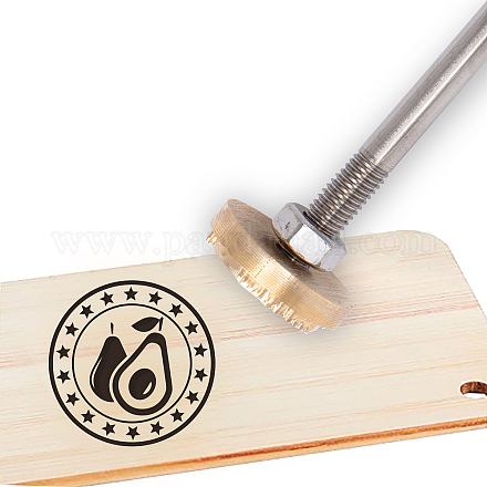 Stamping Embossing Soldering Brass with Stamp AJEW-WH0113-15-194-1