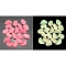Plastic Imitation Luminous Stone Display Decoration, Nuggest, Hot Pink, 27mm