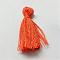 Handmade Polycotton(Polyester Cotton) Tassel Decorations, Pendant Decorations, Coral, 29~35mm