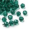 K9 Glass, Imitation Austrian Crystal Beads, Grade AAA, Faceted, Round, Dark Cyan, 6mm, Hole: 0.7~0.9mm