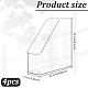 4Pcs Transparent Plastic File Folder Holders&nbsp;AJEW-GA0009-49-2