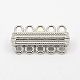 Alloy Magnetic Clasps with Loops&nbsp;PALLOY-E281-P-1
