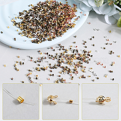3000Pcs 5 Colors Brass Crimp Beads&nbsp;KK-SP0001-86