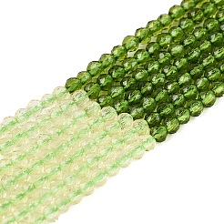Transparent Glass Beads Strands&nbsp;GLAA-N074-01A-06